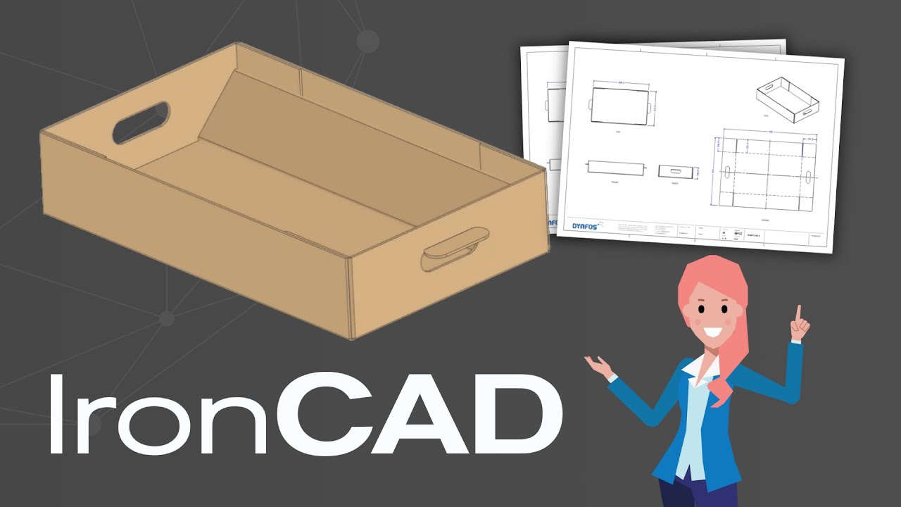 Cardboard packaging - IronCAD 2024 - packaging industry