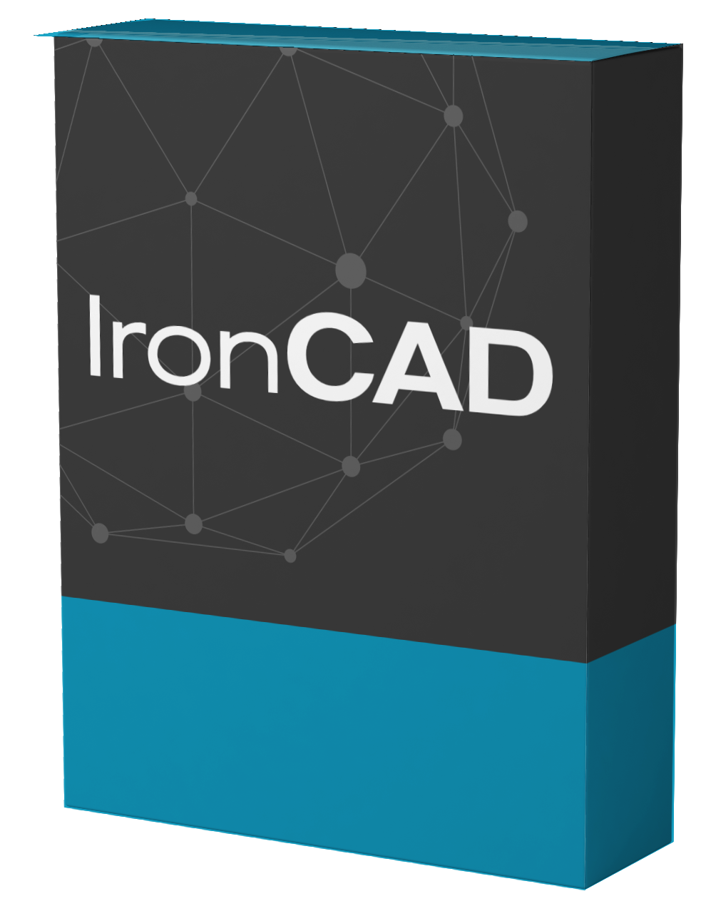 Emballage du logiciel de CAO IronCAD, disponible sous forme de licence étudiante gratuite pour l'enseignement technique et créatif