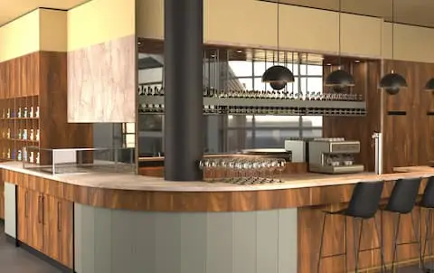 Rendering eines in IronCAD erstellten und in KeyShot gerenderten Balkens