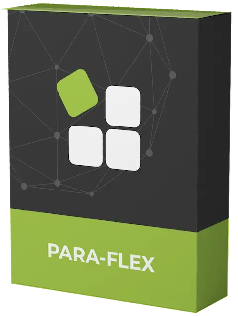 Software box of extension Para-Flex for IronCAD.