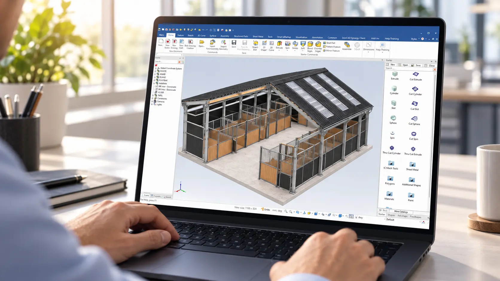 IronCAD ile iç mekan tasarımı örneği